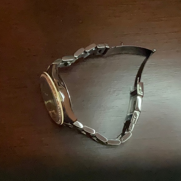 Unisex Dark Grey and Gold Fossil Watch - Picture 3 of 8